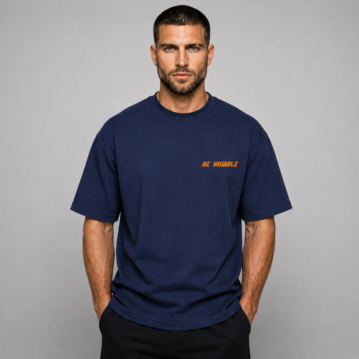 Navy Blue x Orange