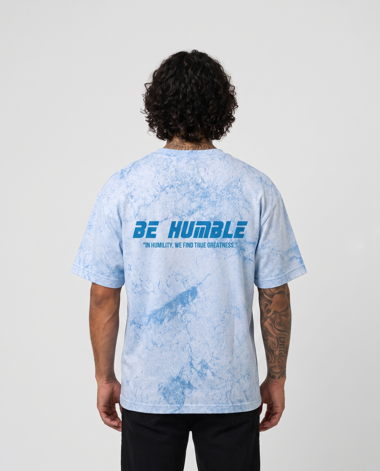 Unisex Color Blast tee - back on model