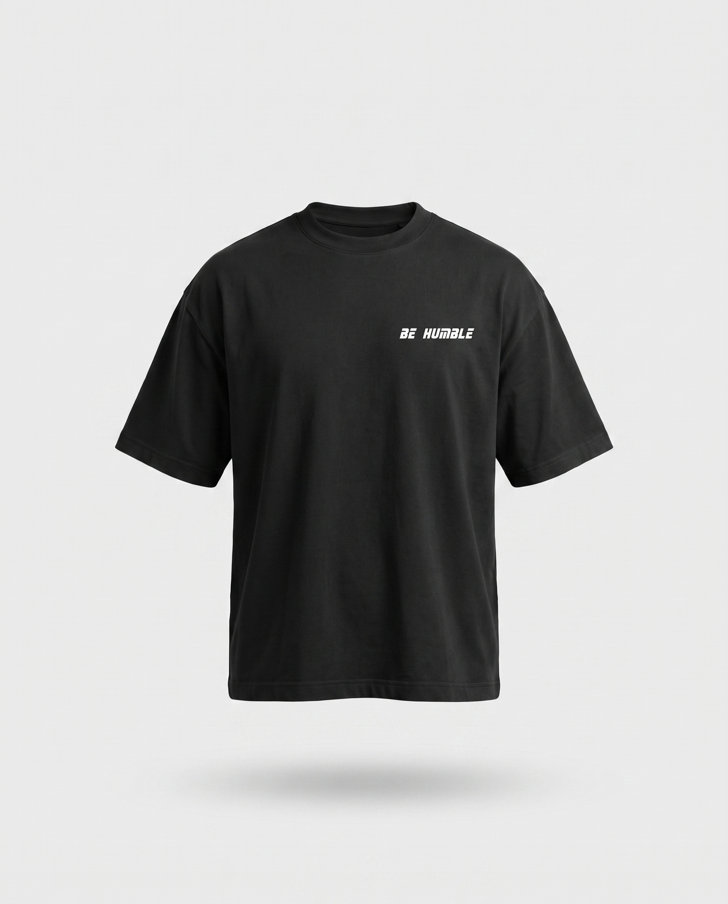 Initial Vintage Black tee - ghost mannequin