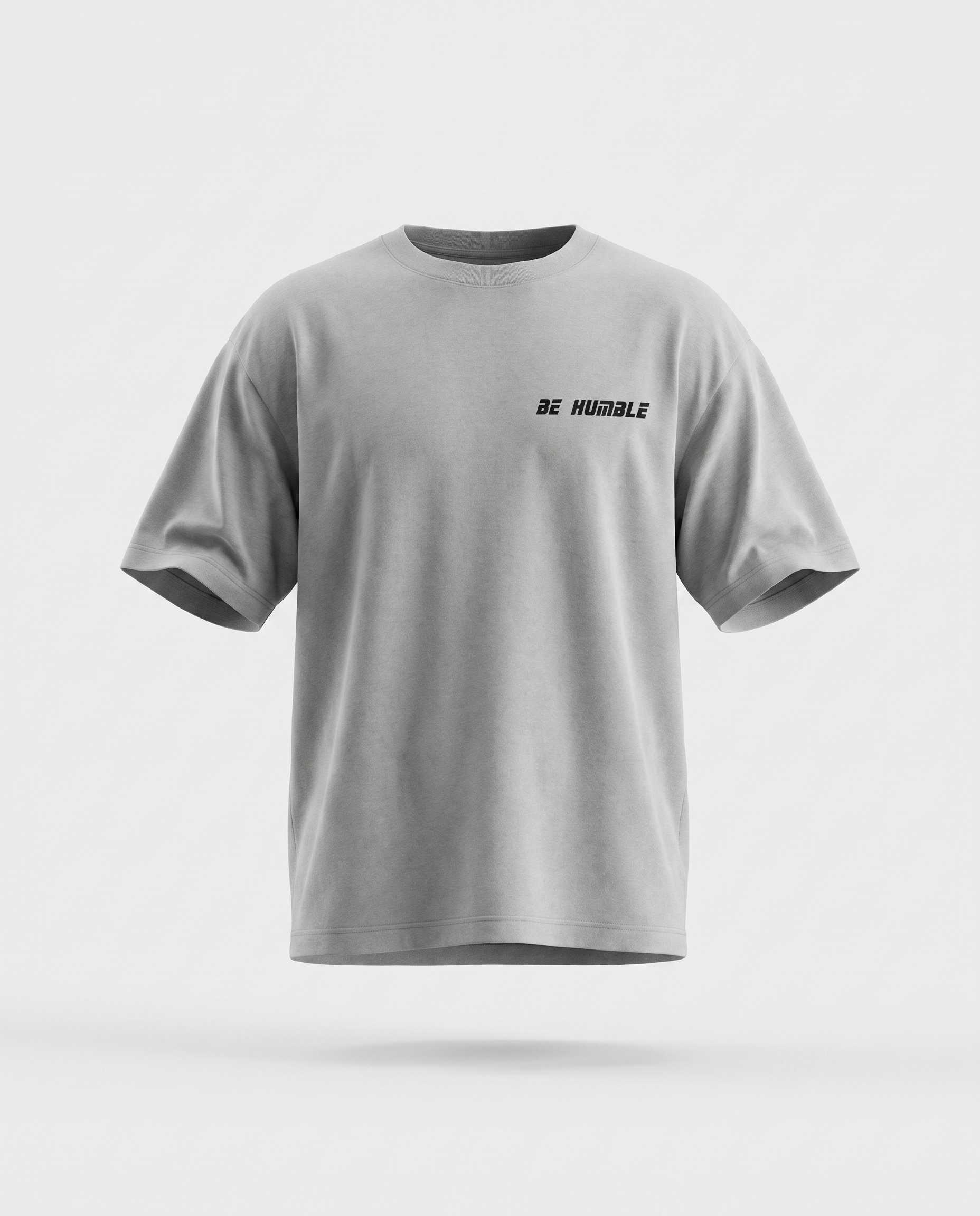 Grey x Black tee - ghost mannequin