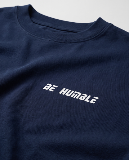 Navy Blue 24 tee - fabric and print detail