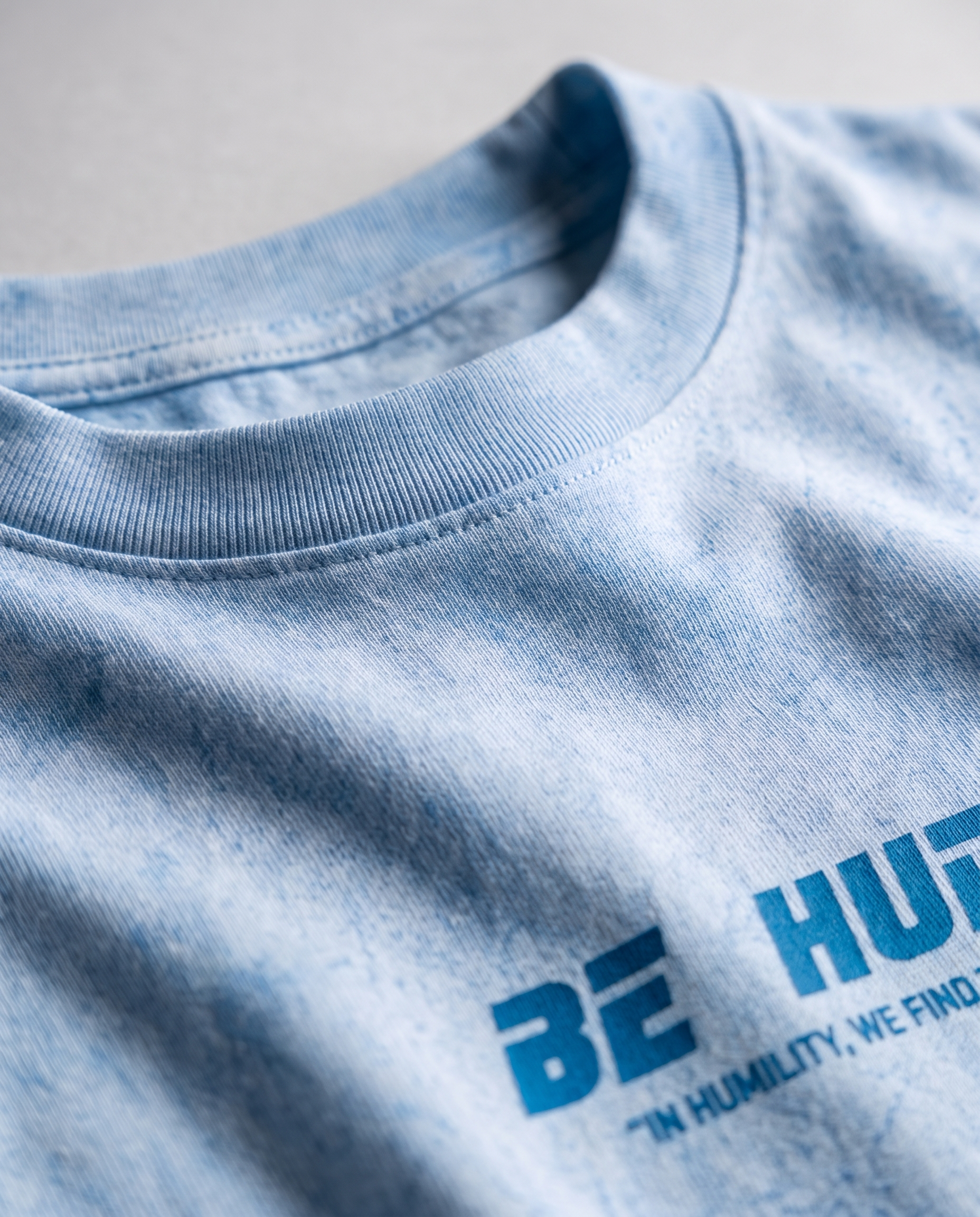 Unisex Color Blast tee - fabric and print detail